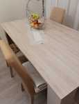 Mesa de jantar (160x90) com 4 cadeiras