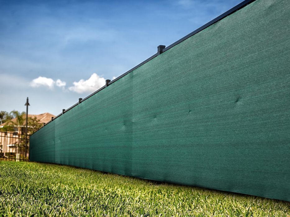 Zielona siatka cieniująca 95% na płot Rolka 1,5 m x 50 m