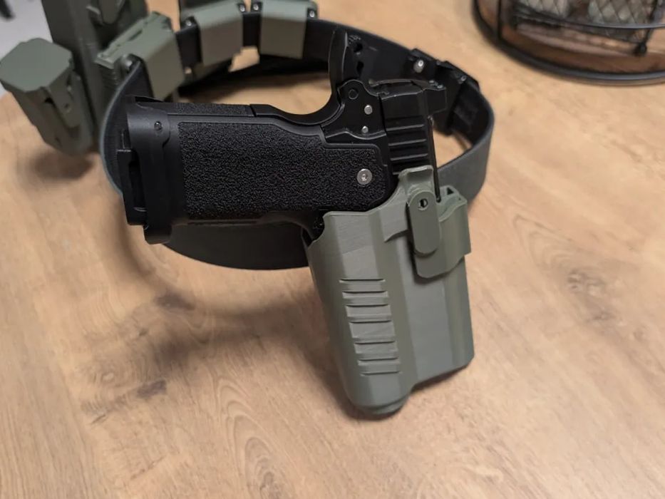 Holster Tática Nível 2 (2K11) com Porta-Carregador