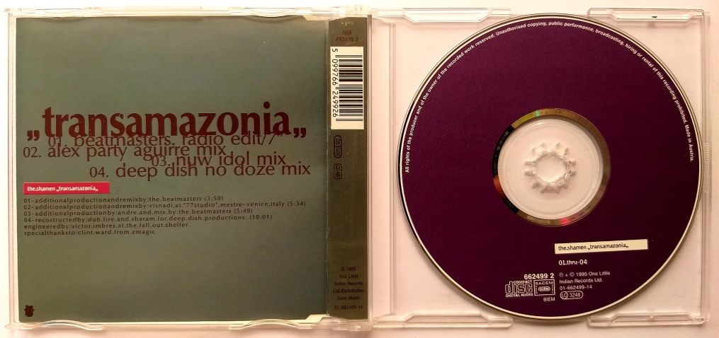 CDs Shamen Transamazonia 1995r