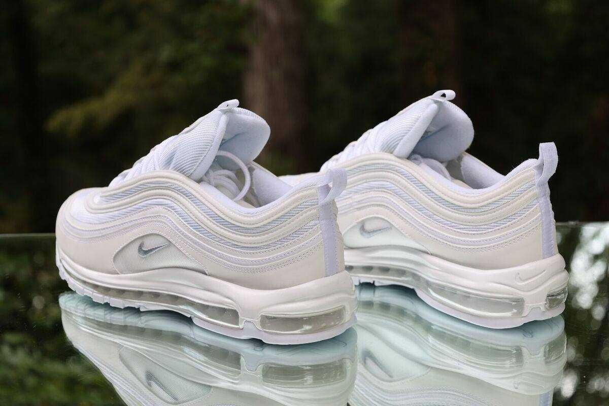 (БЕЗ ПЕРЕДОПЛАТИ)Nike Air Max 97 Triple White найк аір макс 97 білі