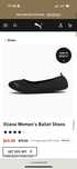 Балетки puma стелька 24,5см