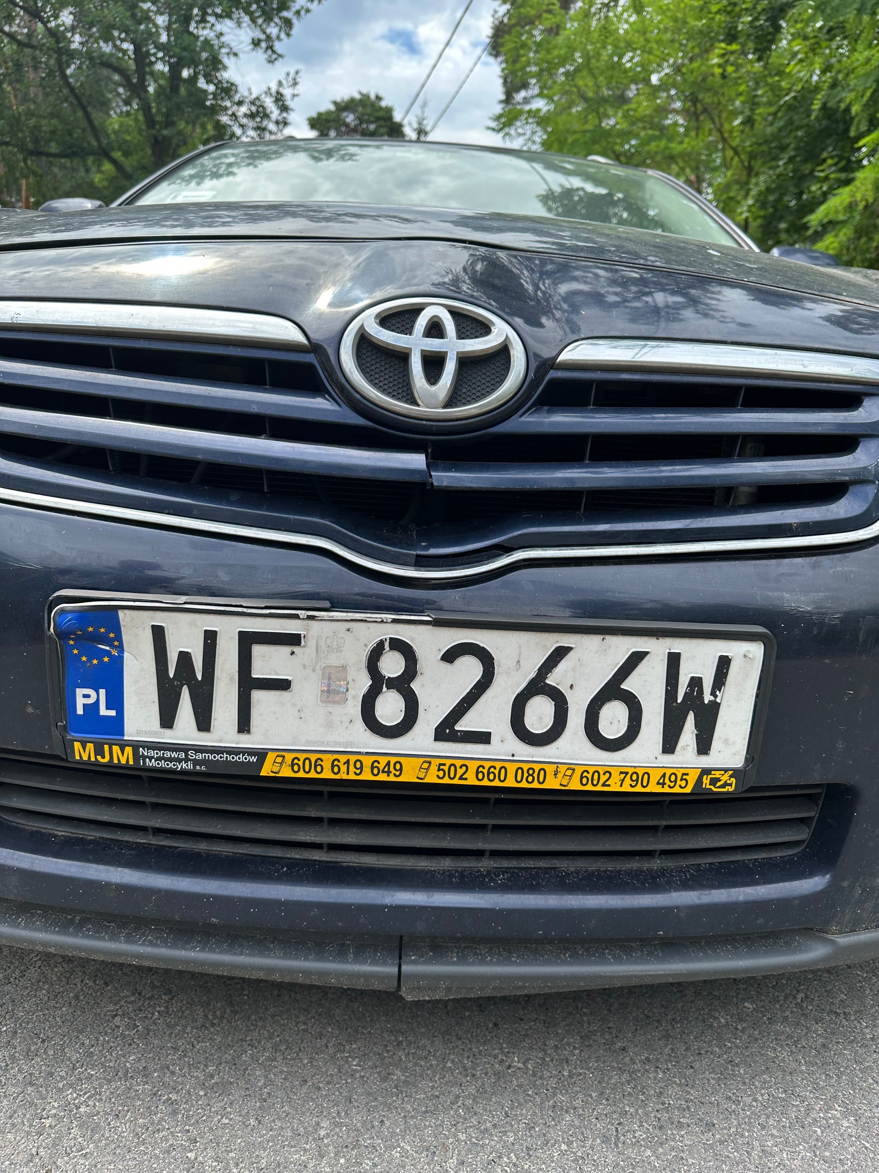 Toyota Avensis 2007 - T25 - uszkodzona / do naprawy