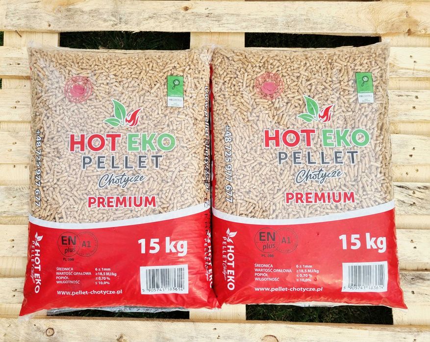 Polski Pellet Certyfikat PL090 HOT-EKO Chotycze A1 Pelet >18.5MJ