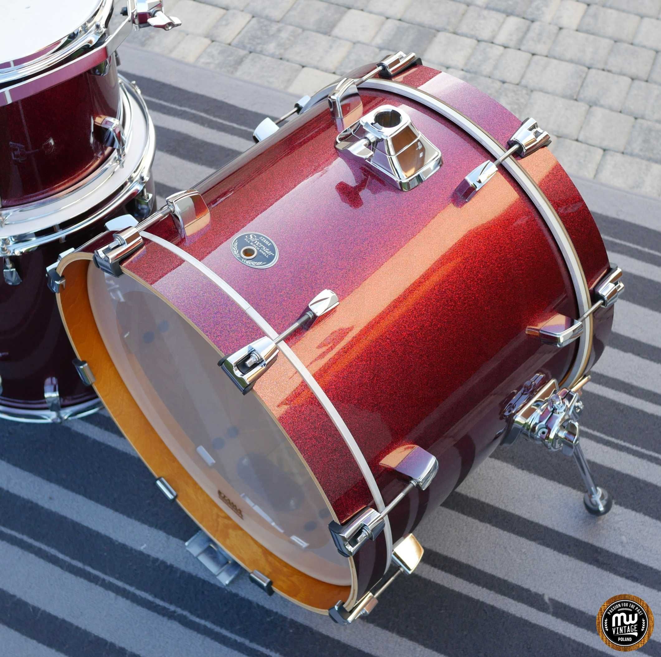 Perkusja Tama Silverstar Jazz Limited 18”, 12”, 14” Burgundy Spark ‼️