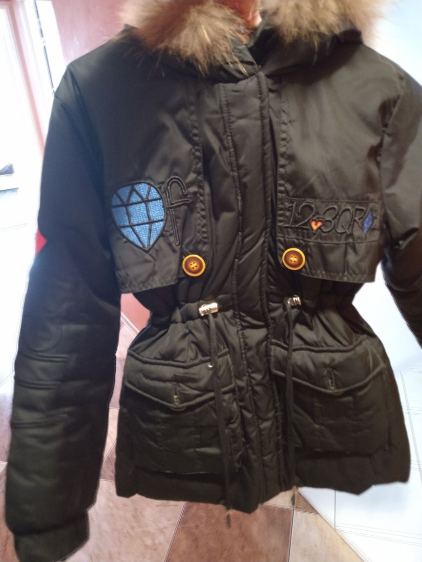 Kurtka parka na zimę fashion love 140