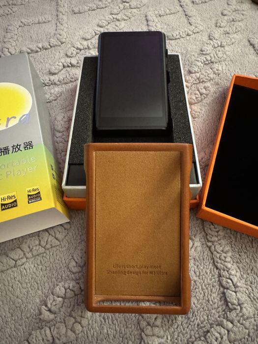 Hi-Res плеєр Shanling M3 Ultra Black + фірмовий шкіряний чохол
