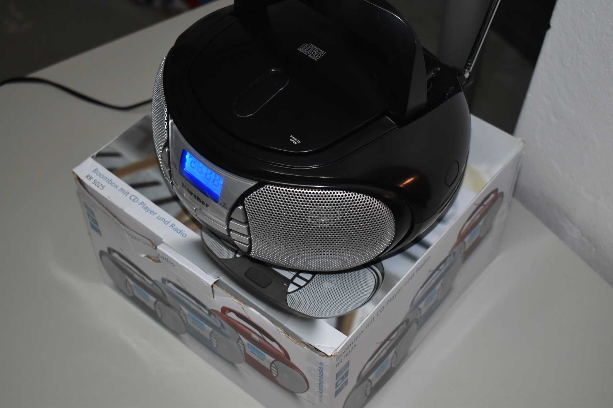 Karcher RR-5025 przenośne radio CD BOOMBOX Gwarancja 12 m-cy
