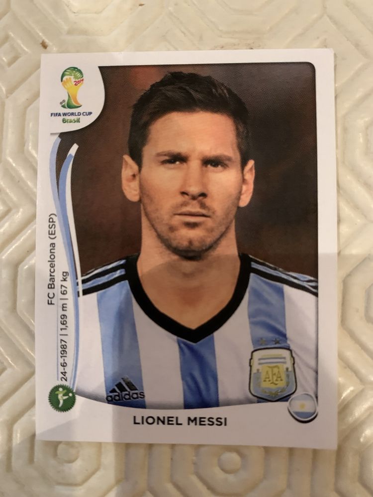 Cromo Lionel Messi - Brasil 2014