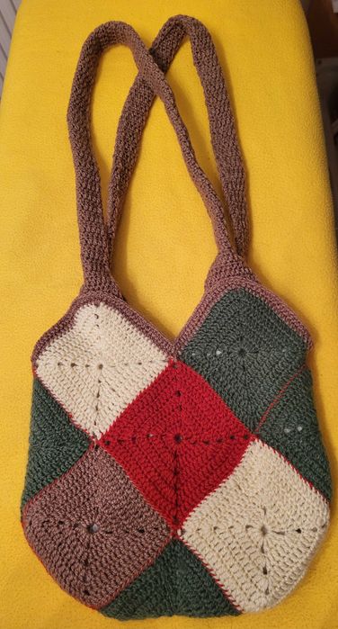 torebka ręcznie robiona na szydełku