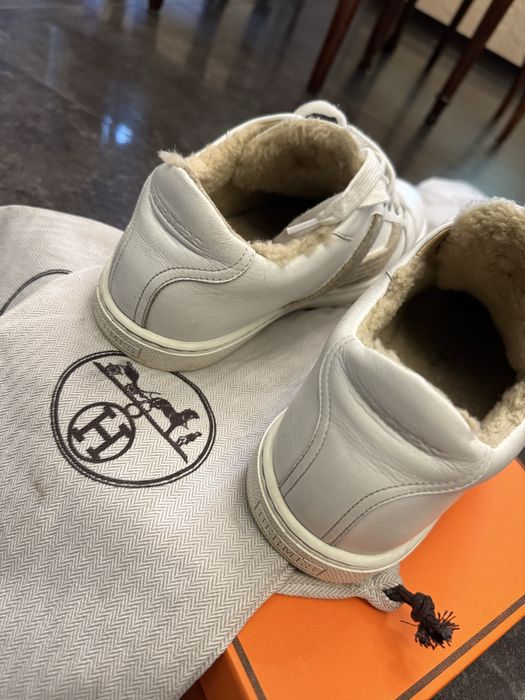 Hermès Leder кроссовки зима