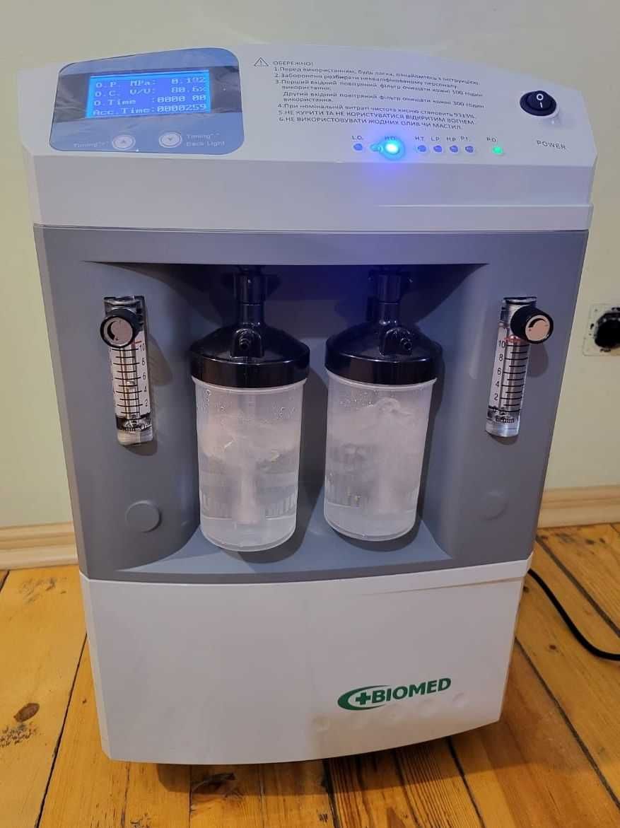 Аренда кислородный концентратор Новый "БиоМед"10 литров 450гр. В сутки