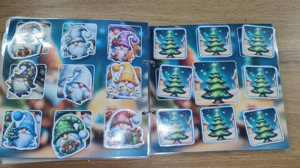 Книга на липучках Потяг знань зимова тематика