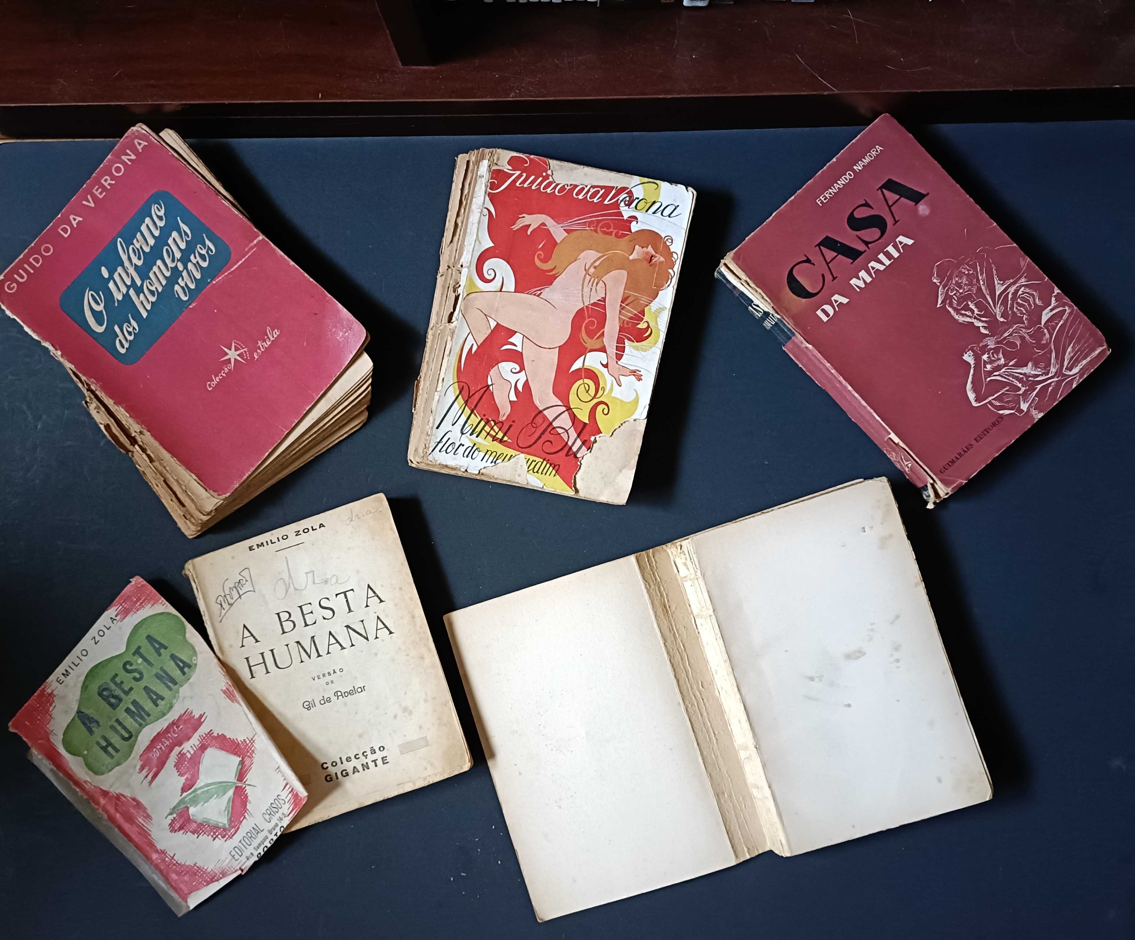 28 livros, literatura variada, edições raras, Lote 140€