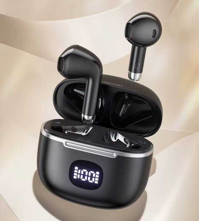 Беспроводные наушники TWS Toocki HE-060C с дисплеем