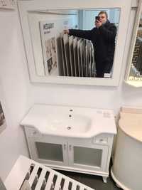 Тумба+дзеркало, комлект для ванної кімнати "Беатріче"