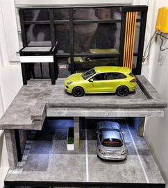 Diorama 1:18 Makieta Parking Garaż autoart kyosho norev solido otto