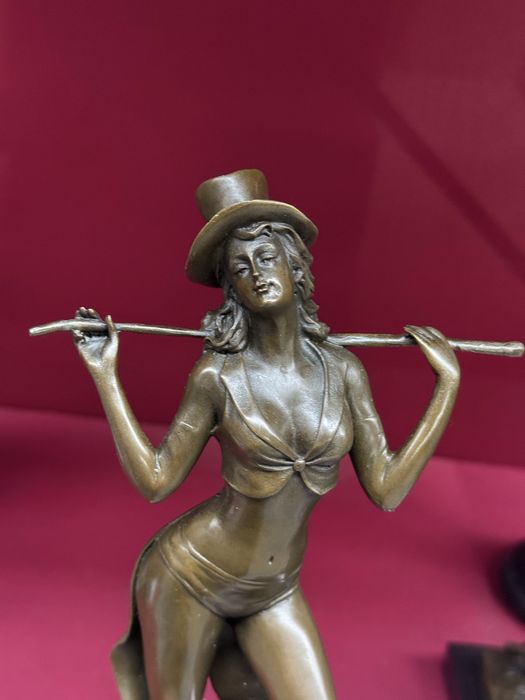 Бронзовая статуэтка, фигурка, скульптура, эротика, мрамор