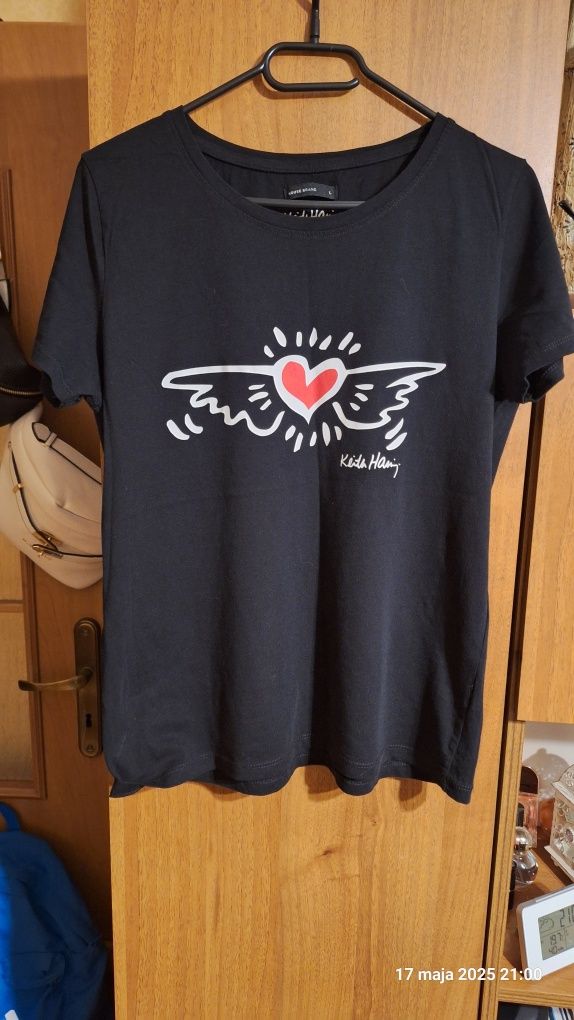 Czarny t-shirt House L