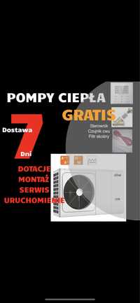 Zestaw Pompa ciepła MONOBLOK 8kW 140-170 m2 dofinansowanie z MONTAŻEM