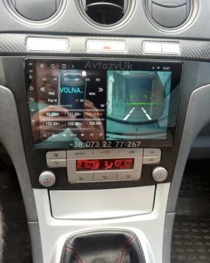 Android S-Max FORD C-Max Форд Ц-макс Tesla GPS USB CarPlay Магнитола