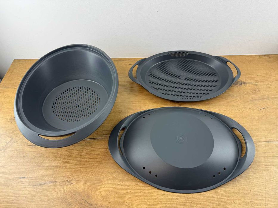 ORYGINALNA Varoma przystawka Thermomix  TM6 Termomix vorwerk Czarna