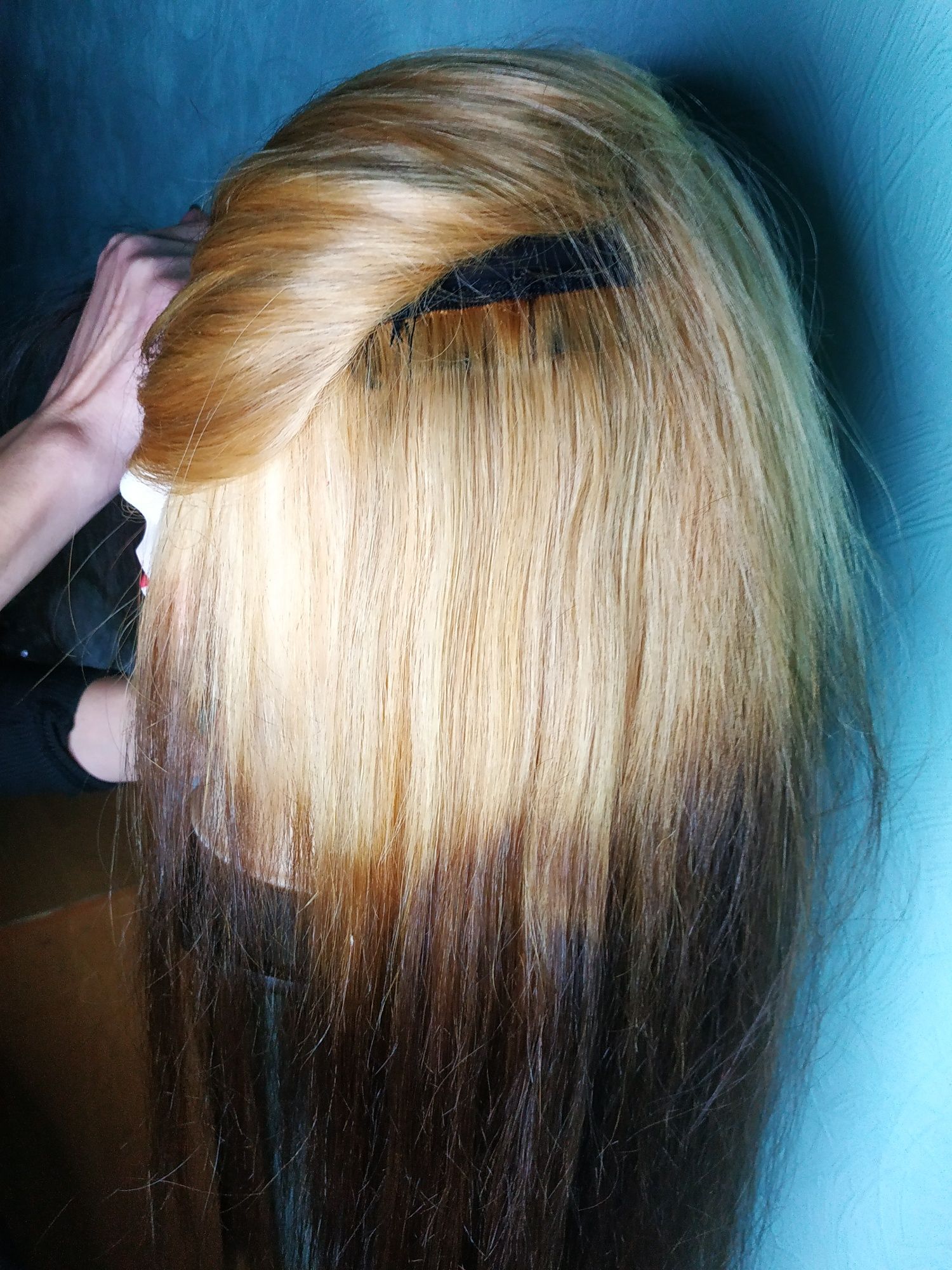 Перука парик натуральне волосся