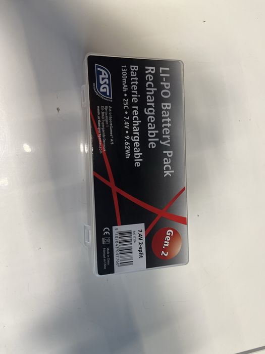 akumulator li-po 1300mah 7.4v ASG