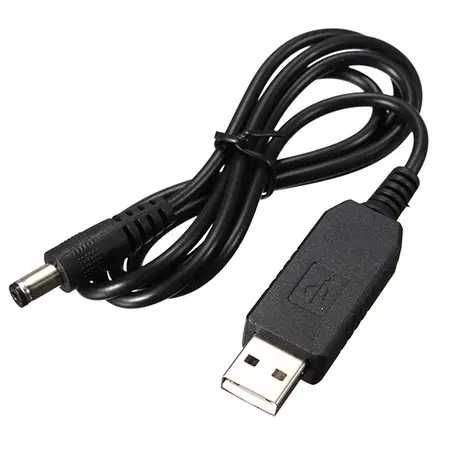 Преобразователь 5V на 9V USB-DC 5.5/2.1 кабель шнур для WI-FI и других