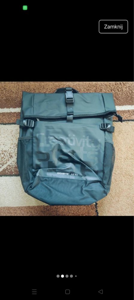 Wodoodporny Plecak na laptopa Gigabyte AERO JRI BACKPACK 17
