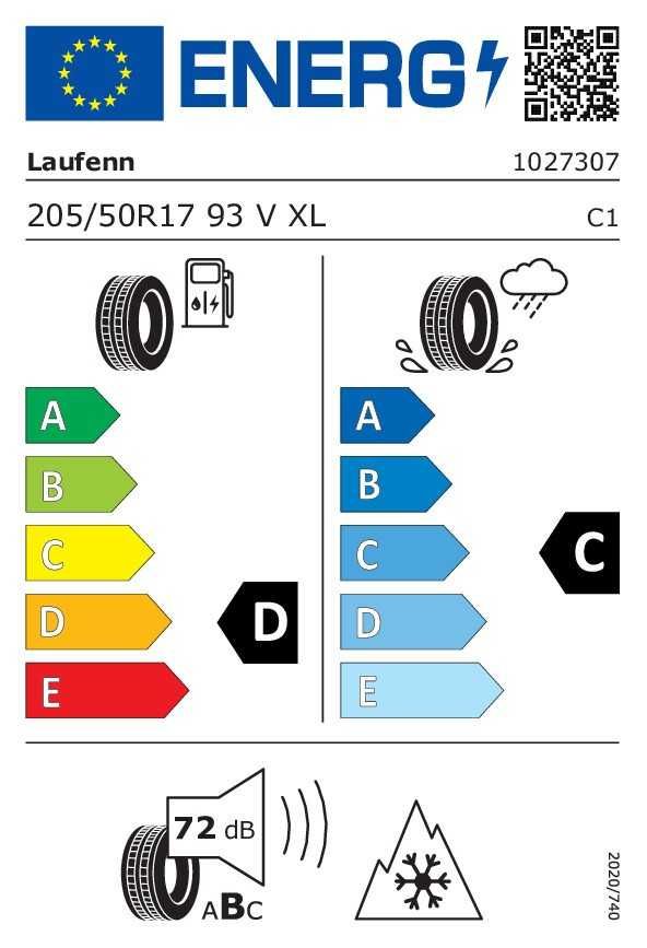 1x Opona zimowa LAUFENN I FIT+ LW31 205/50R17 93V XL RANT