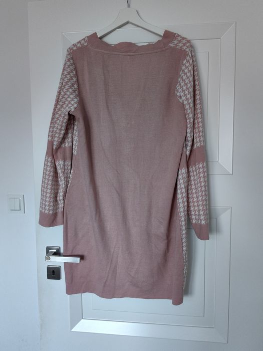 Sukienka dzianinowa sweterkowa rozpinana 44 46