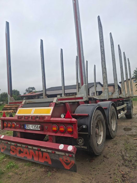 Przyczepa do drewna stosowego