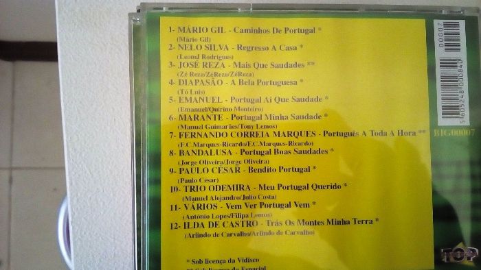 Cd de música portuguesa