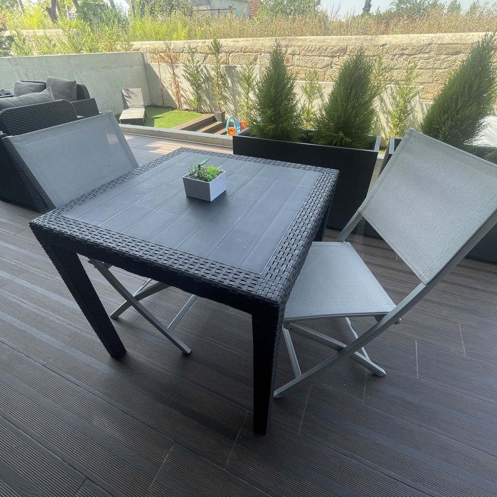 Mesa com 2 Cadeiras Jardim - Alta Qualidade