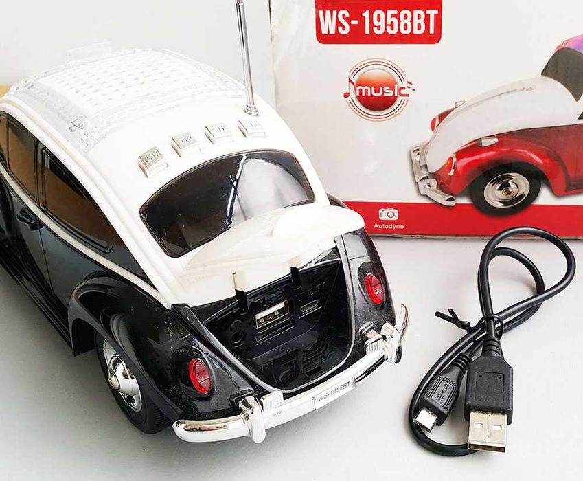 WS-1958BT Car Speaker Volkswagen Garbus TAXI głośnik radio Bluetooth