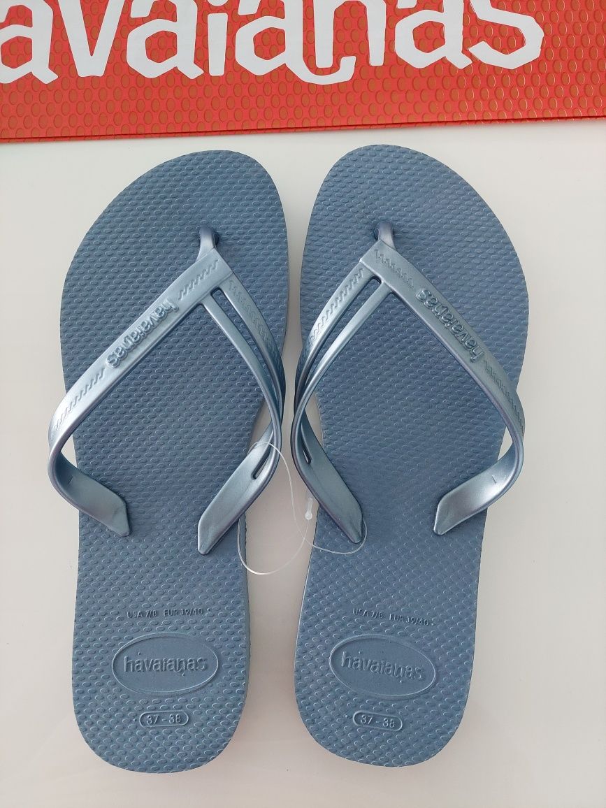 Havaianas Elegance azuis - Novo Modelo