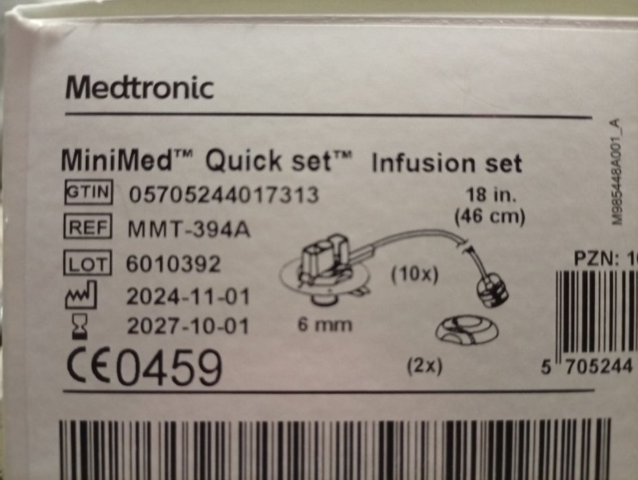 Minimed quick set 6mm