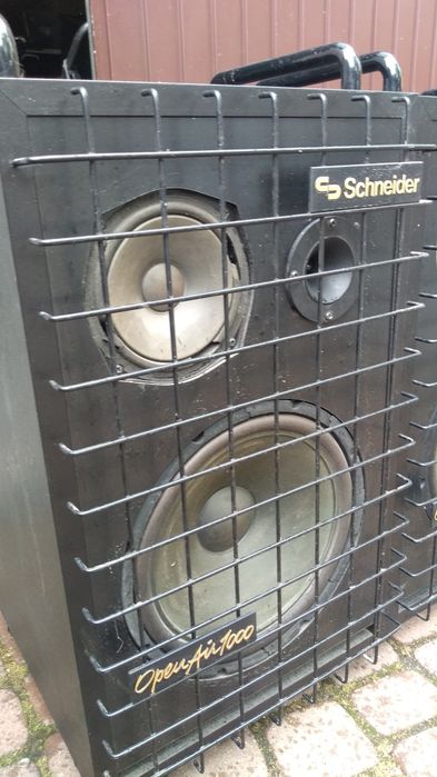 Kolumny Schneider open air 1000 jak altus lub tonsil
