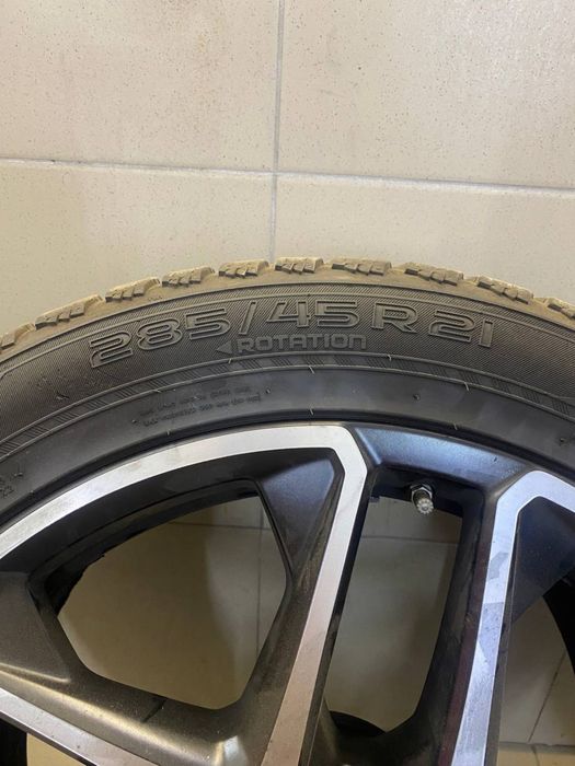 Диски R21 5х130 AMG G63, G500, G class с зимней резиной Nokian