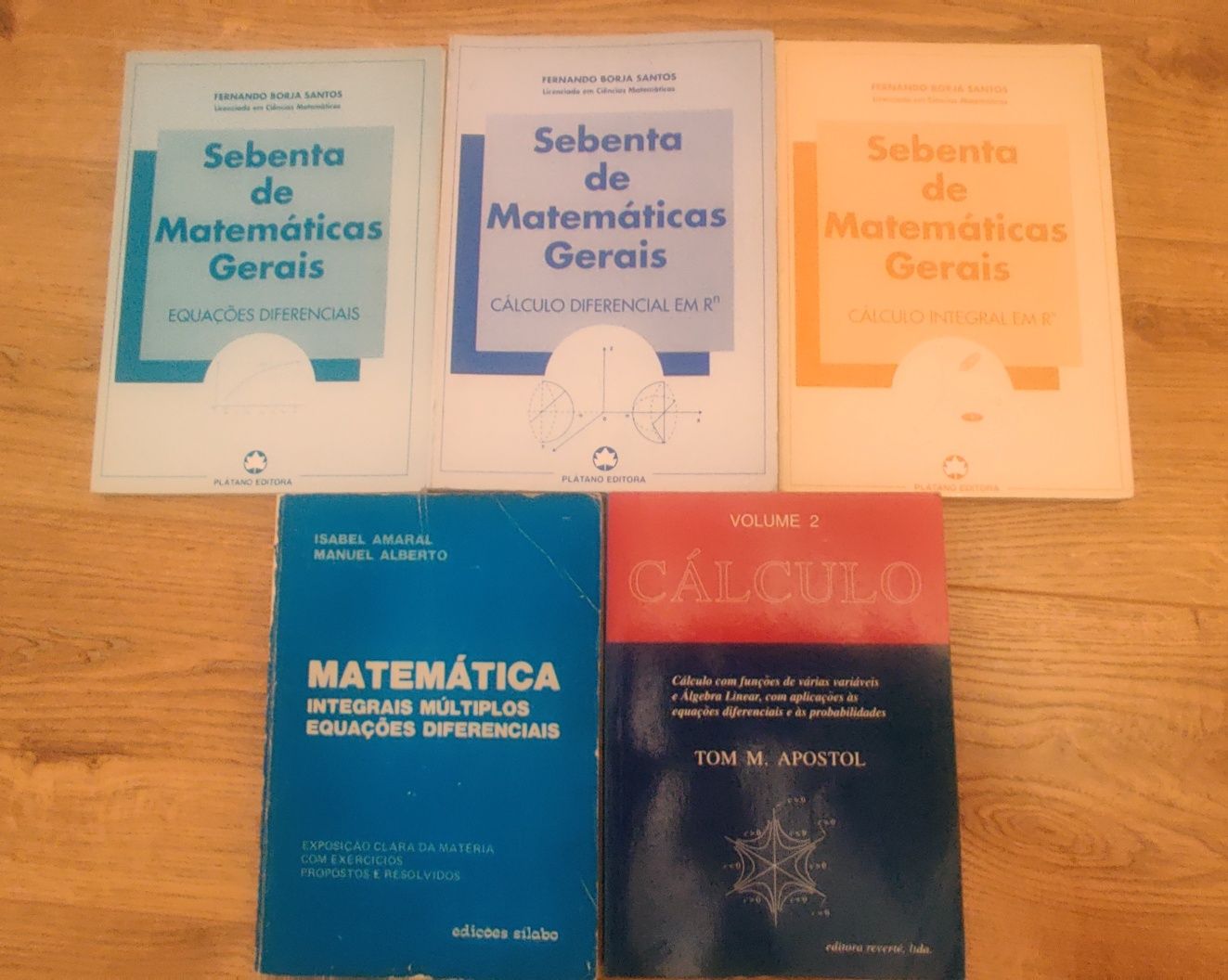 Livros matemática e física