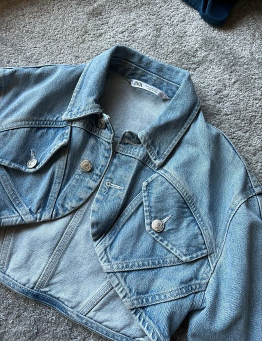 Kurta zara viral xs 34 jeansowa