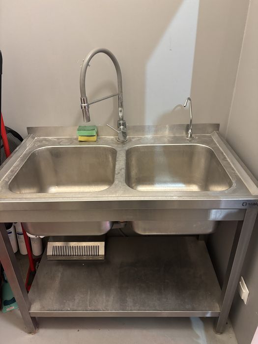 Zlew dwukomorowy gastronomiczny stalgast