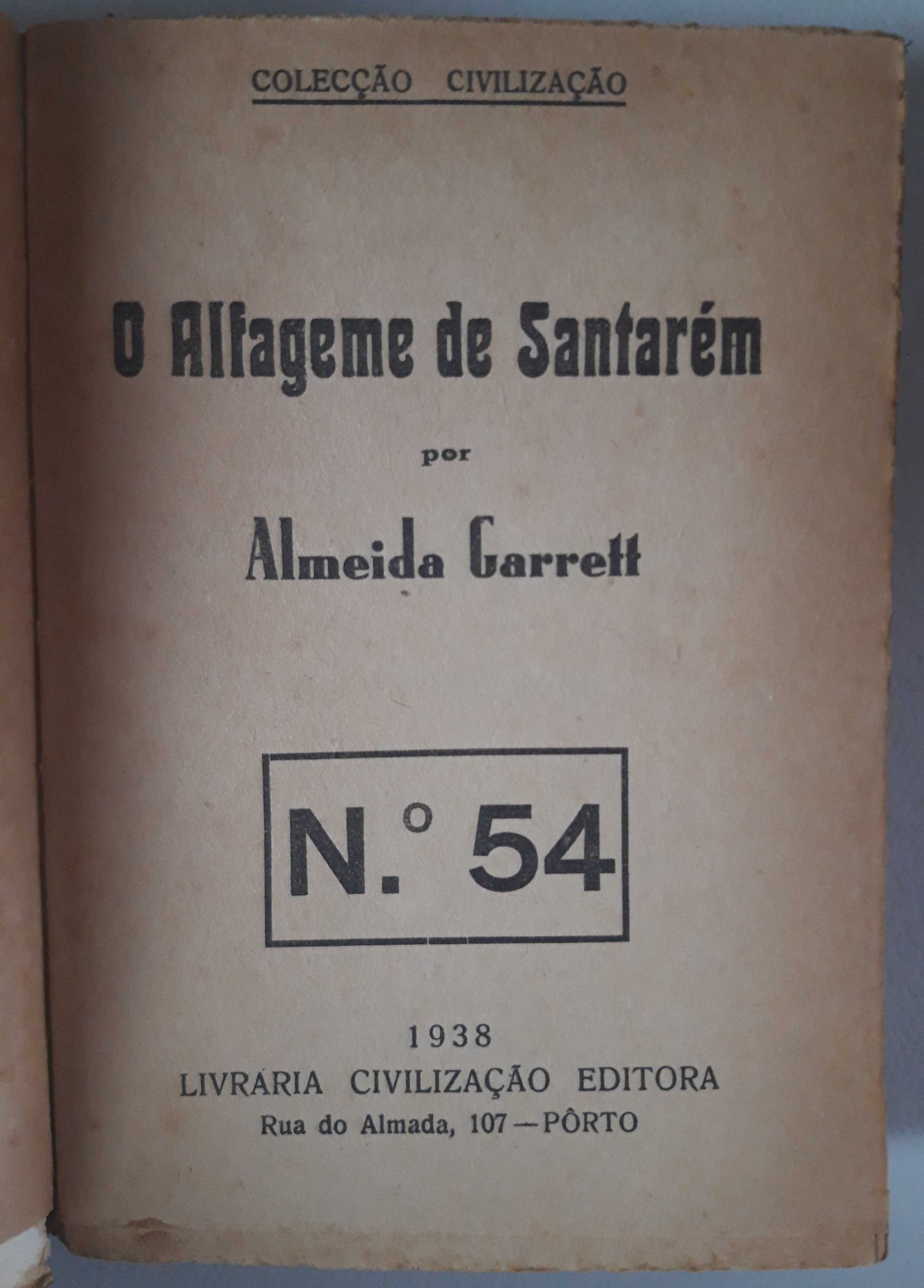 Livro Ref CE3  - Almeida Garrett - O Alfageme de Santarém