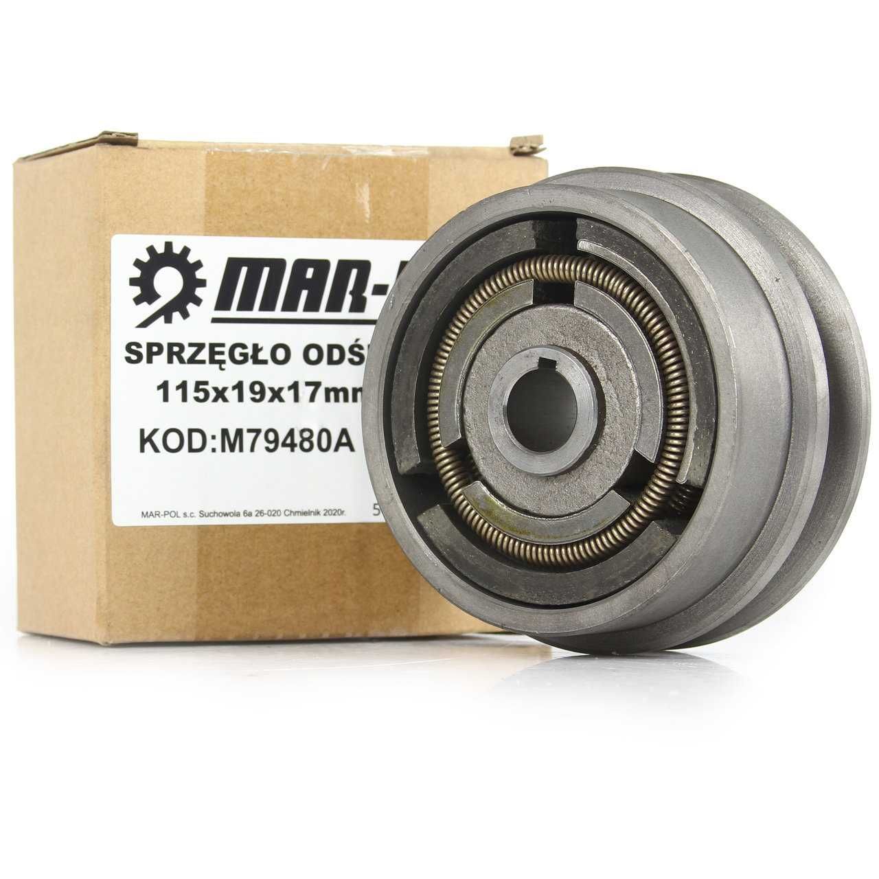 Koło pasowe SPRZĘGŁO ODŚRODKOWE 115 x 19 mm 115 x 19 mm 1 pasek 2135