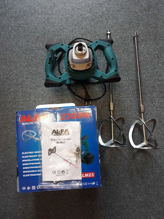 Миксер строительный ALFA ALM23 (2300 Вт, 2 венчика)