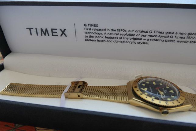 Zegarek Timex Q złoty