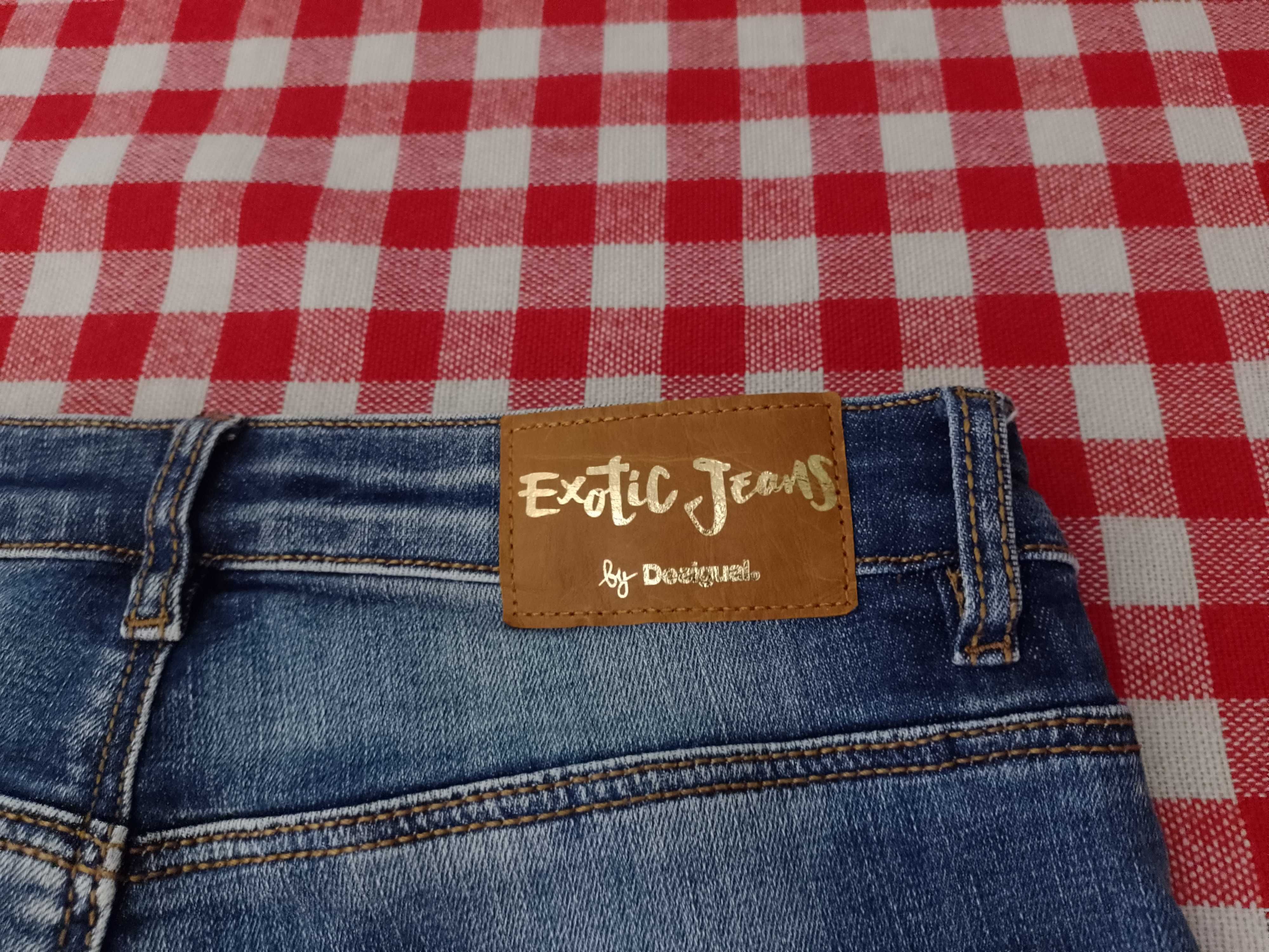 Spodnie damskie jeans Desigual rozmiar XS