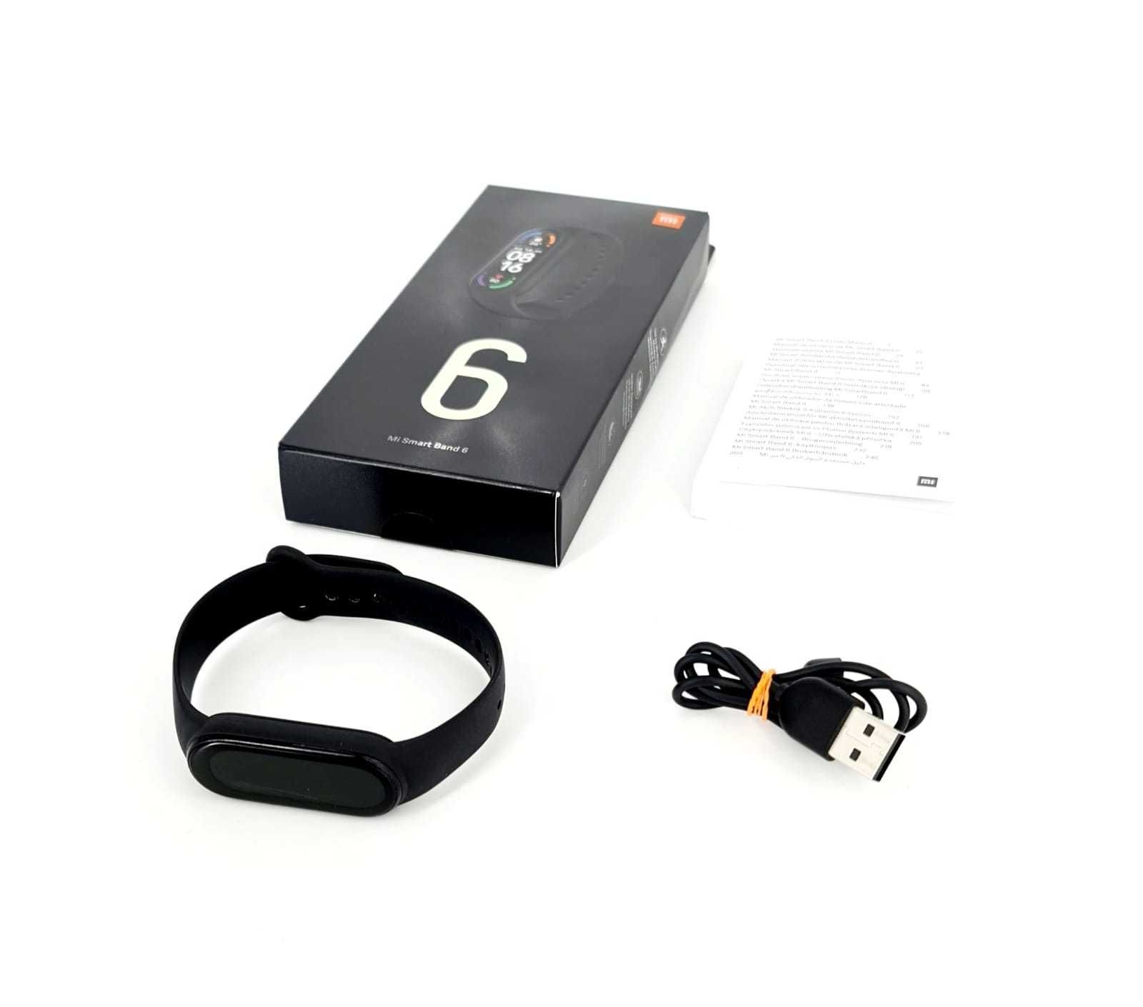Smartwatch Zegarek Fitness Xiaomi Mi Band 6 czarny