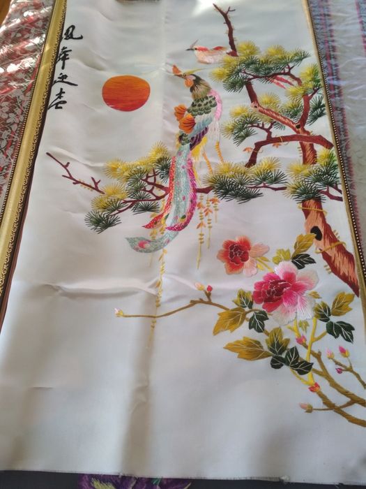 Унікальна вишита картина  китай